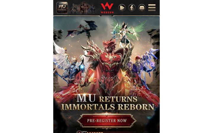 Screenshot of muimmortal.com