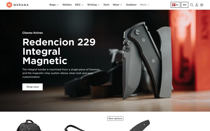 Screenshot of mukama.com