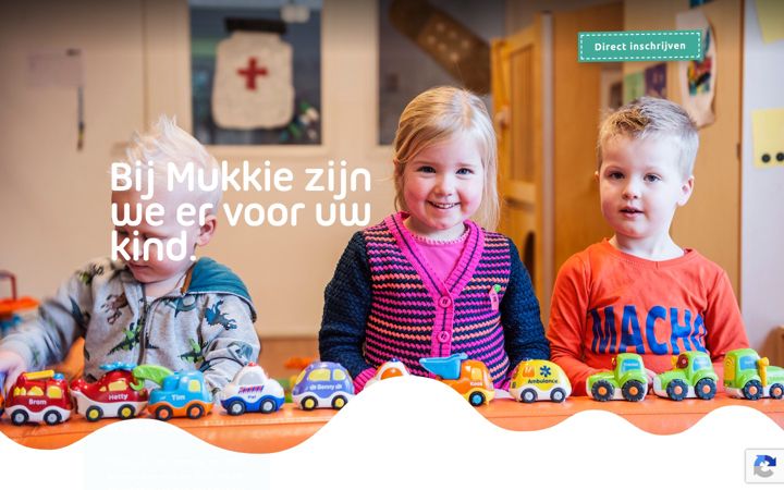 Screenshot of mukkie.nl