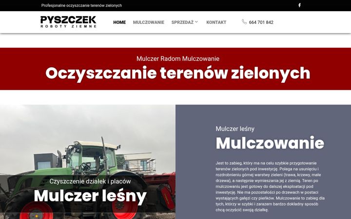 Captură de ecran a mulczowanie.radom.pl