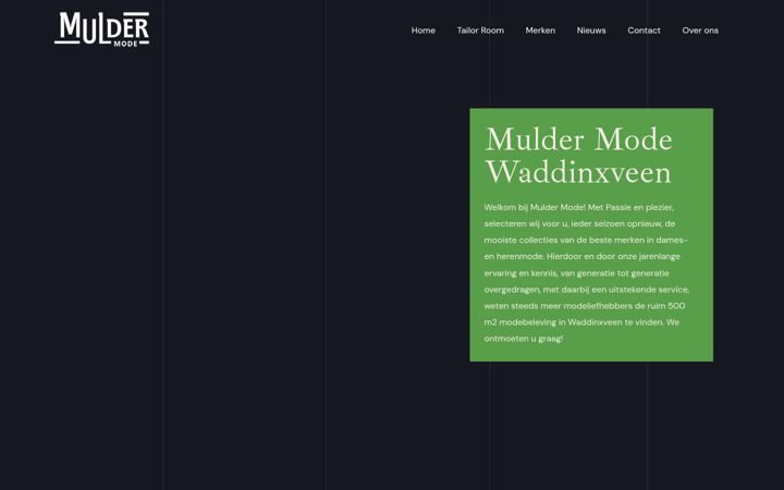 Ekrano kopija mulder-mode.nl