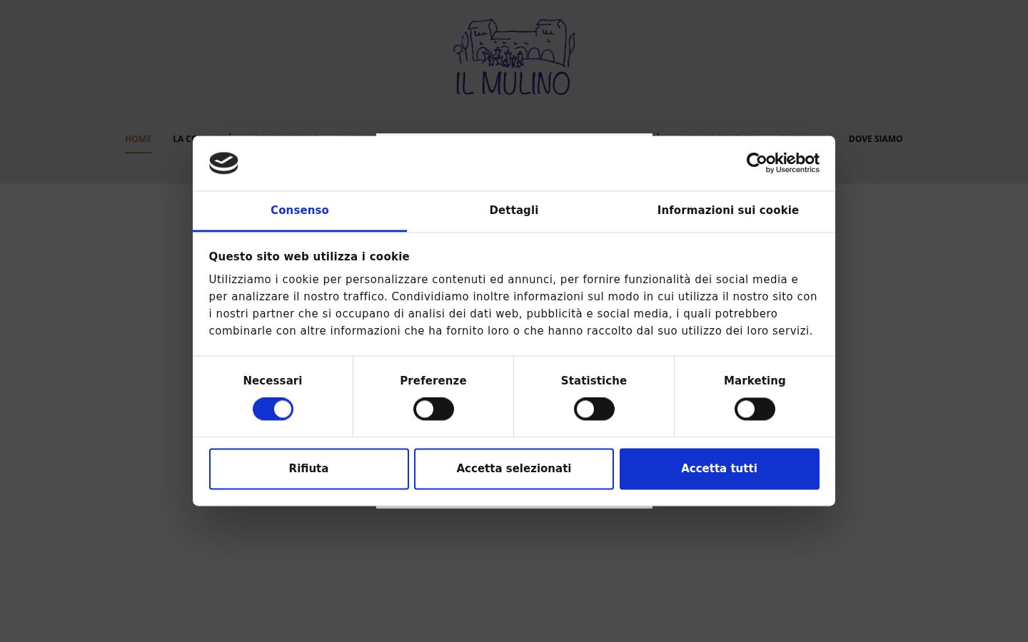 Captură de ecran a bannerului de consimțământ afișat înainte de orice interacțiune