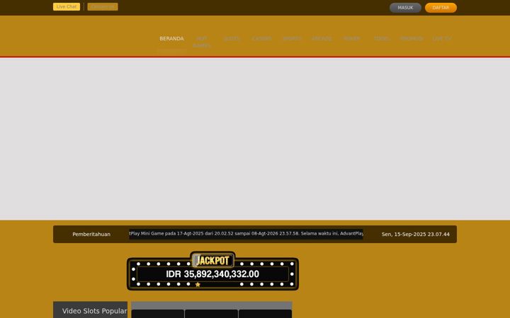 Screenshot of muliyatoto.net