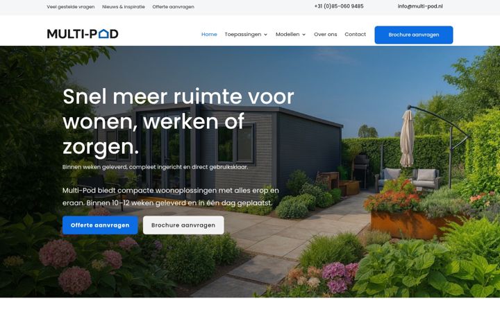 Snímek obrazovky multi-pod.nl