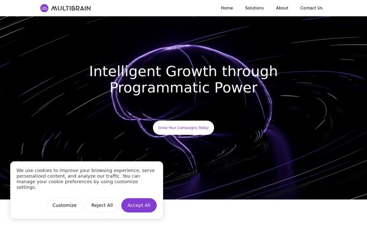 Screenshot of multibrain.tech