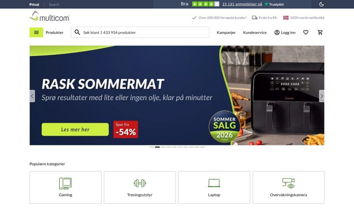 Screenshot of multicom.no