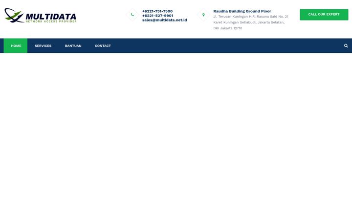 Screenshot of multidata.net.id