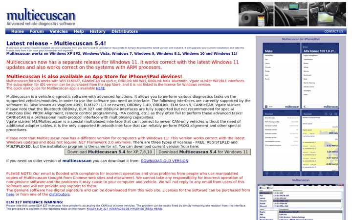 Snímek obrazovky multiecuscan.net