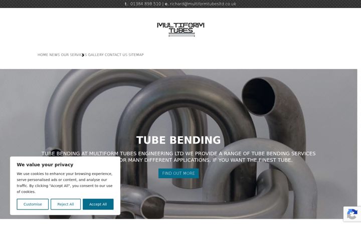 Screenshot van multiformtubes.co.uk