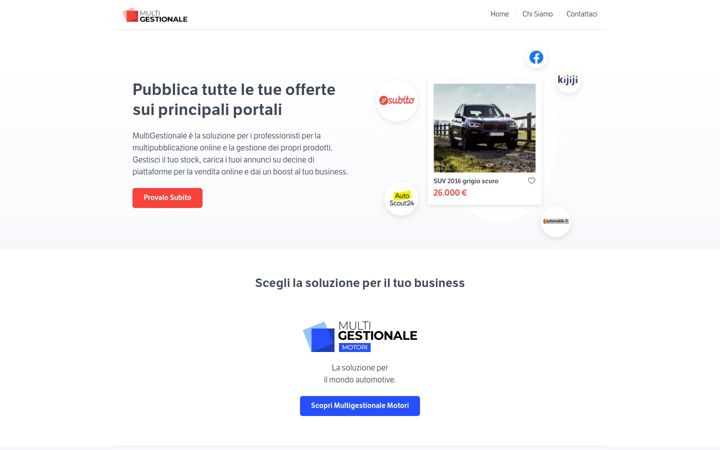 Screenshot of multigestionale.com