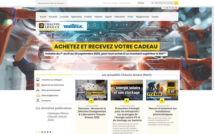 Screenshot of multimetrix.fr