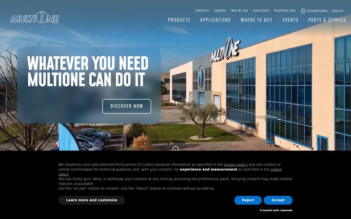 Screenshot of multione.com