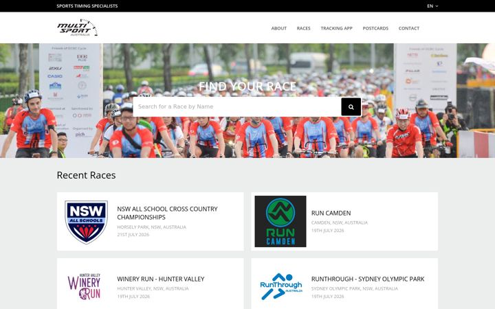 Screenshot of multisportaustralia.com.au