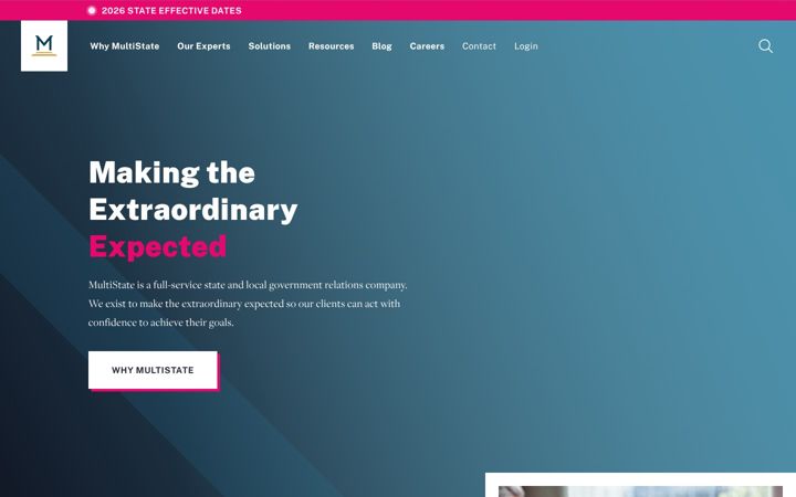 Screenshot of multistate.us