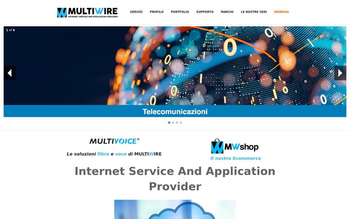 Posnetek zaslona multiwire.net