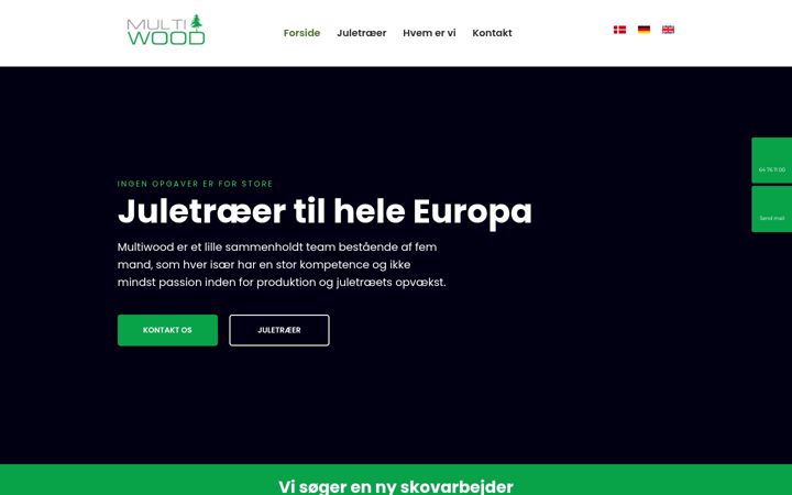 Screenshot of multiwood.dk