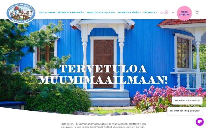 Screenshot of muminvarlden.fi