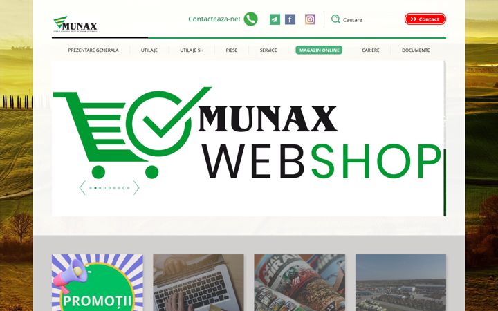 Posnetek zaslona munax.ro