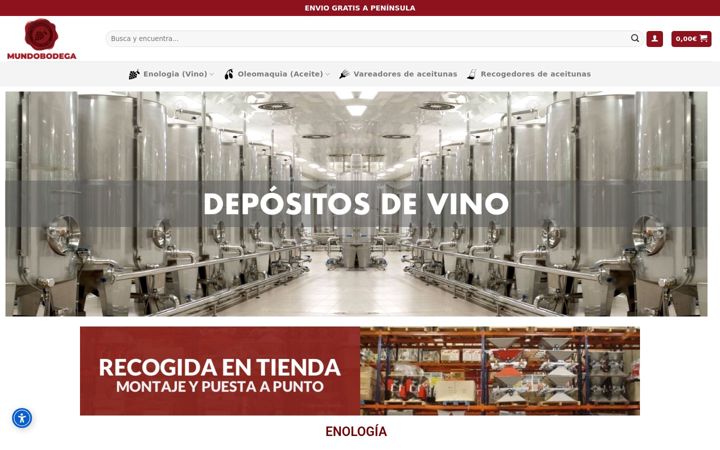Screenshot ta' mundobodega.com