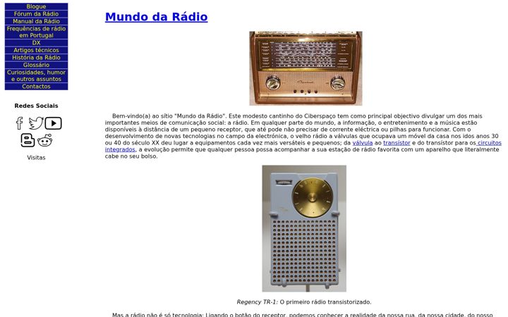 Екранна снимка на mundodaradio.info