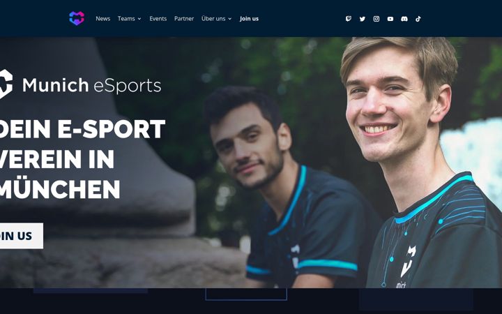 Captura de ecrã de munich-esports.de