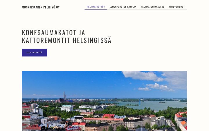 Ekrano kopija munkkisaarenpeltityo.fi