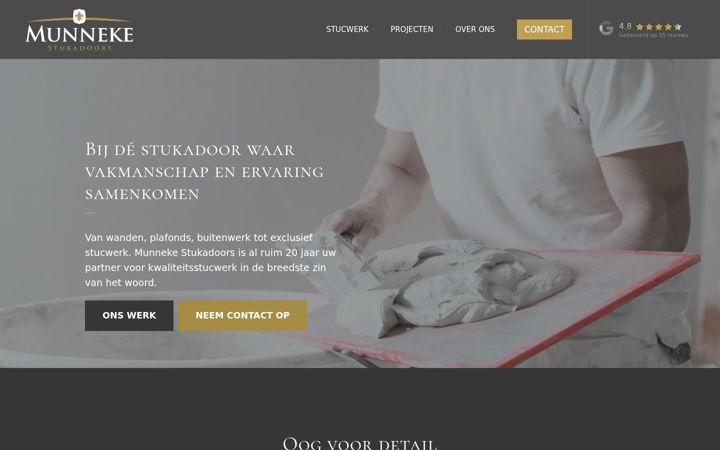 Screenshot of munnekestukadoors.nl