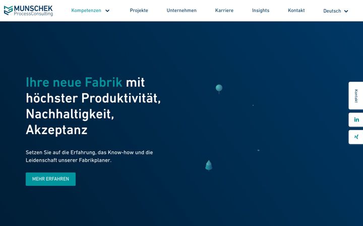 Ekraanipilt saidist munschek.com