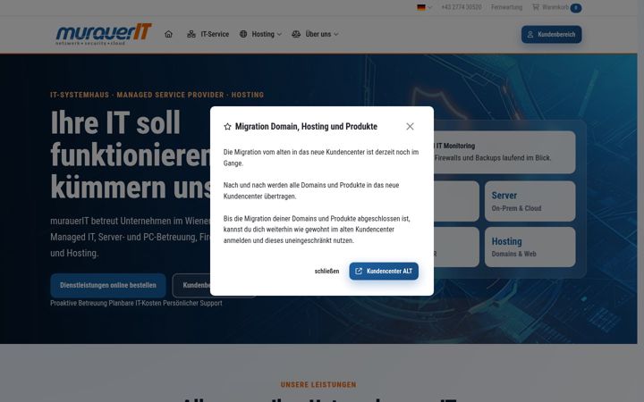 Screenshot of murauer-it.at