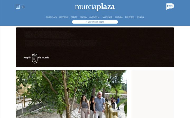 Screenshot of murciaplaza.com