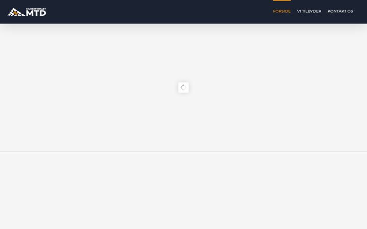 Screenshot of murerfirmaet-mtd.dk