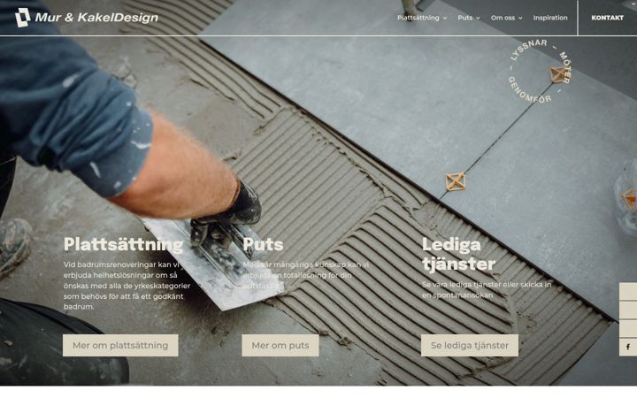 Screenshot of murkakeldesign.se