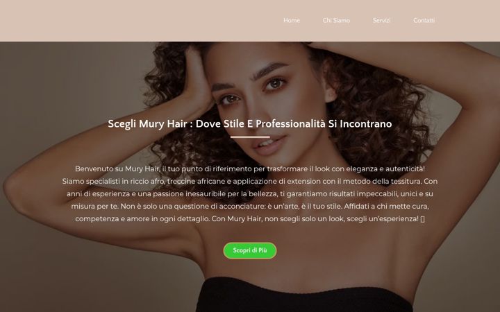 Screenshot of muryhair.com