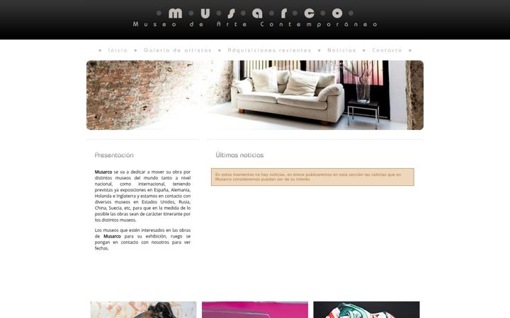 Ekrano kopija musarco.com