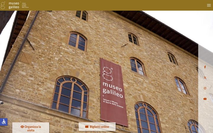 Screenshot of museogalileo.it