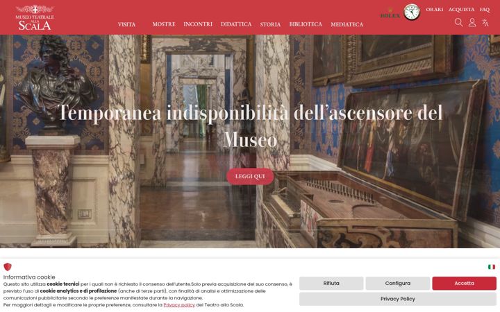 Screenshot of museoscala.org