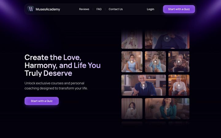 Screenshot of musesacademy.io