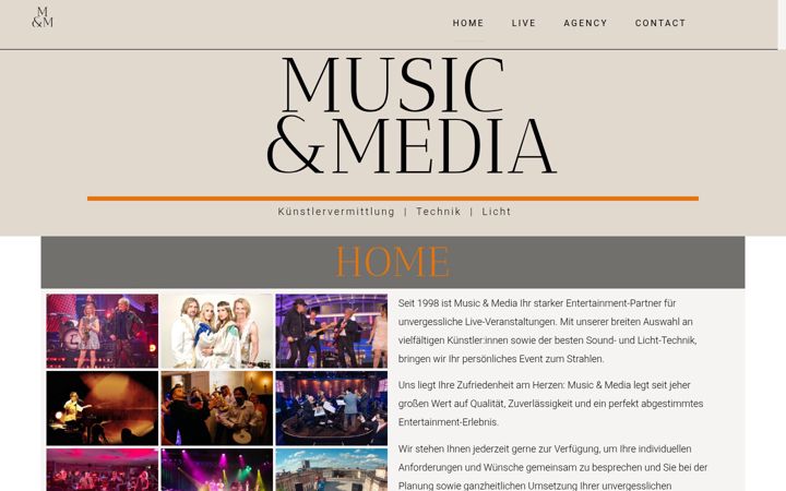 Kuvakaappaus sivustosta music-media.eu