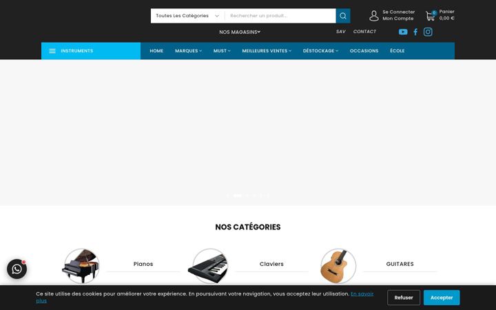 Screenshot of music3000.fr