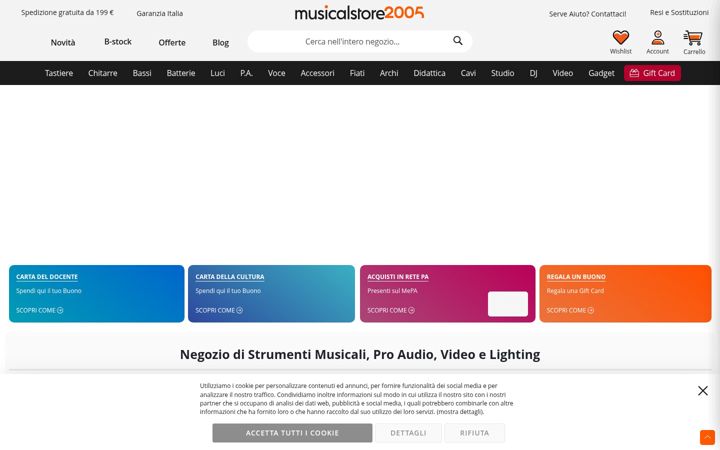 Screenshot of musicalstore2005.com