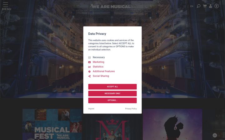 Ekrānuzņēmums no musicalvienna.at