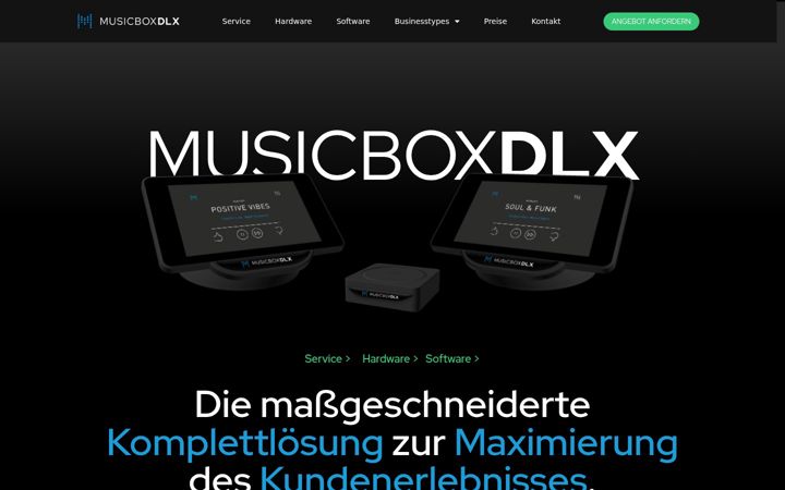 Screenshot of musicboxdlx.de