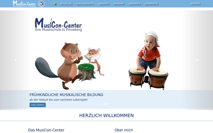Screenshot of musicon-center.de