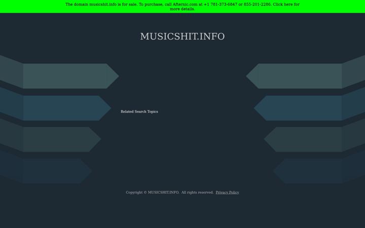 Screenshot of musicshit.info