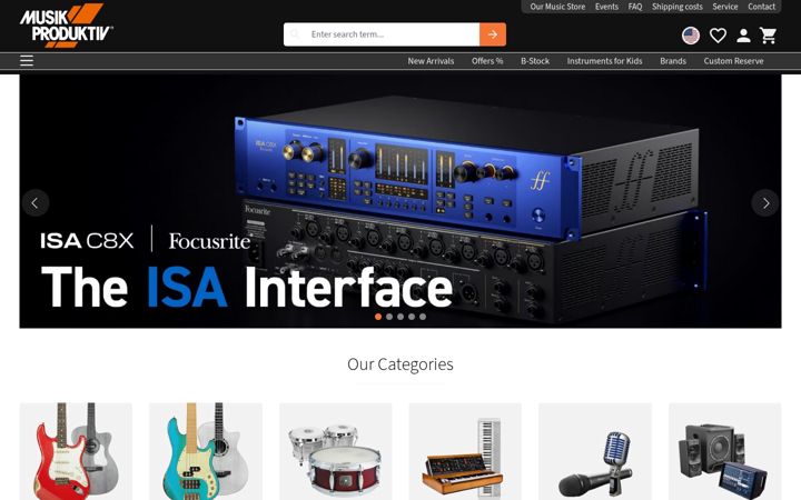 Screenshot of musik-produktiv.com