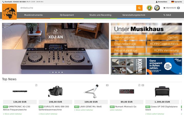 Screenshot of musikhaus-korn.de