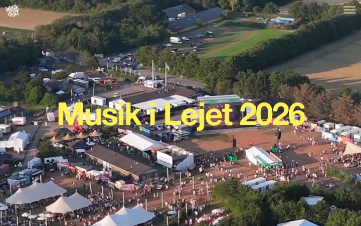 Screenshot di musikilejet.dk