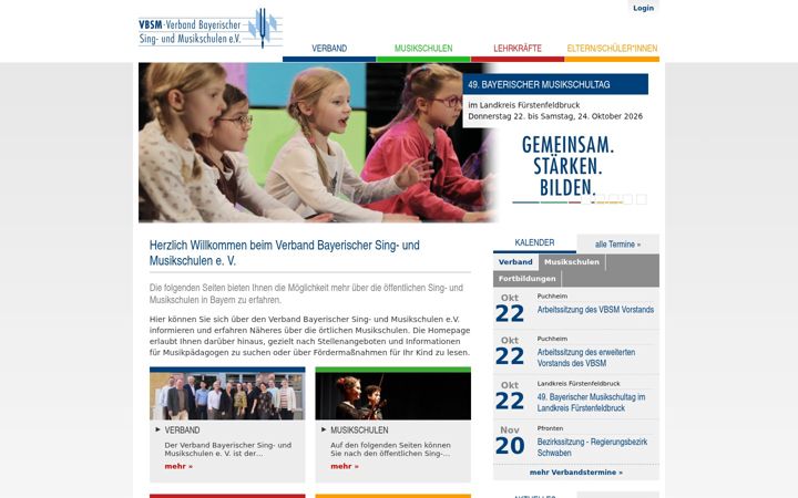 Screenshot di musikschulen-bayern.de