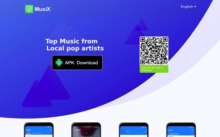 Screenshot of musixdownload.com