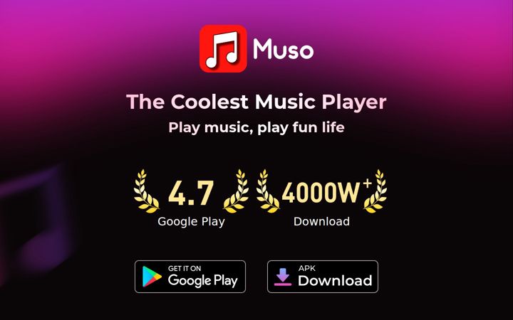Kuvakaappaus sivustosta musoplayer.com